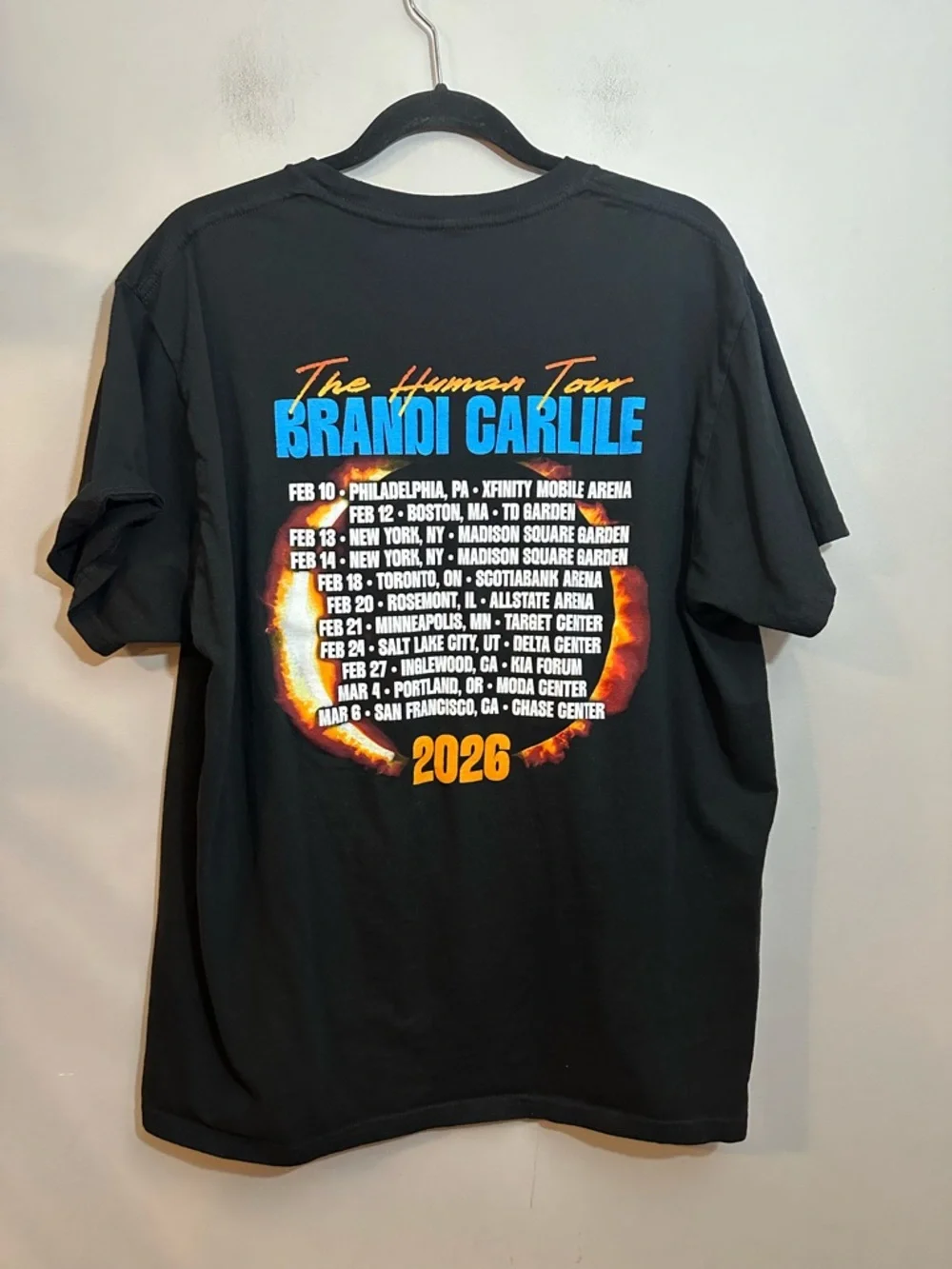 Brandi Carlile The Human Tour 2026 AOP T-Shirt X-Large - Picture 2 of 6